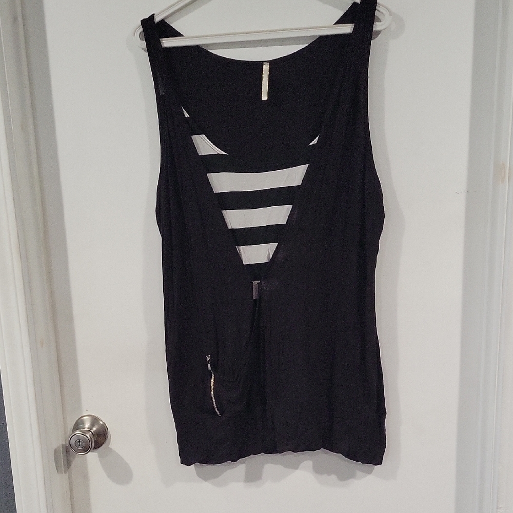 Black Sleeveless Top